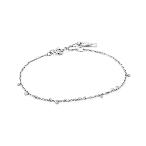Armband Ania Haie Silver Geometry Mixed Discs Bracelet