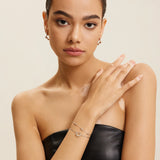 Ania Haie Armband Silver Twisted Wave Chain Bracelet