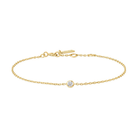Ania Haie Armband Gold Sparkle Bezel Bracelet