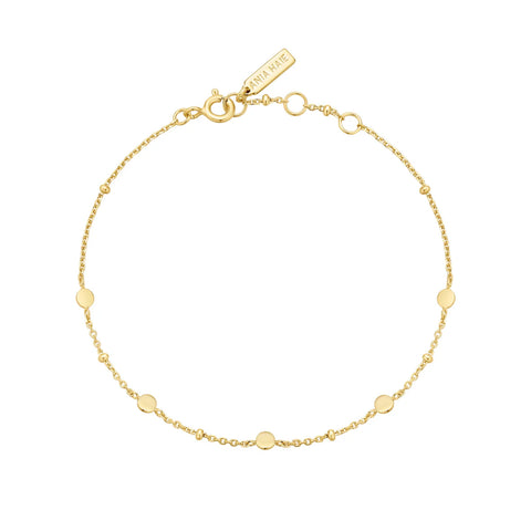 Ania Haie Armband Gold Disc Station Bracelet