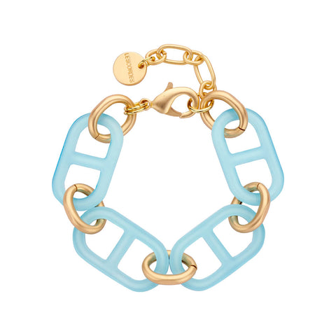 Les Cordes Armband Desro Lichtblauw