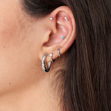 Ania Haie piercing Silver Sparkle Barbell Single Earring