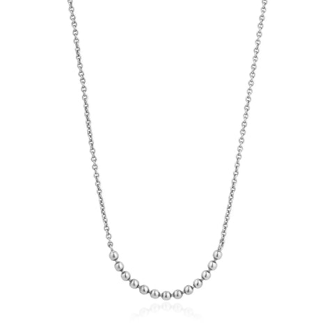 Ania Haie halsketting Silver Modern Multiple Balls Necklace