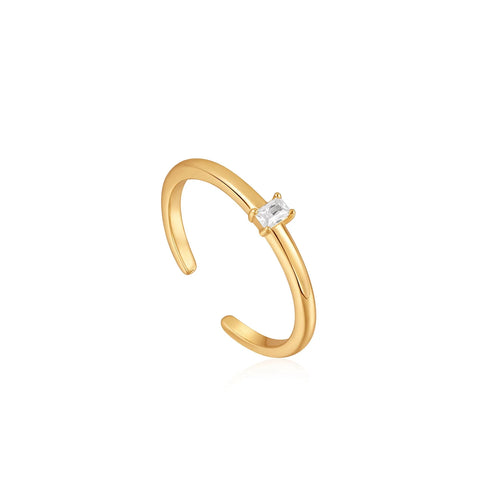 Ring Ania Haie Gold glam adjustable ring