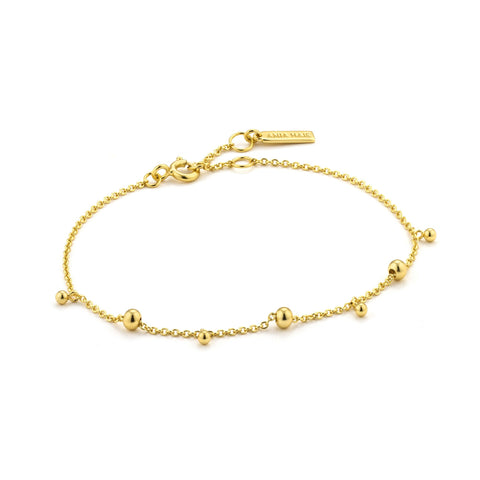 Armband Ania Haie Gold Modern Drop Balls Bracelet