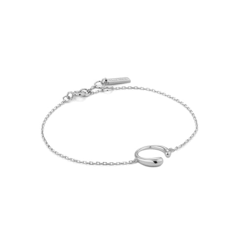 Armband Ania Haie LUXE CURVE BRACELET SILVER
