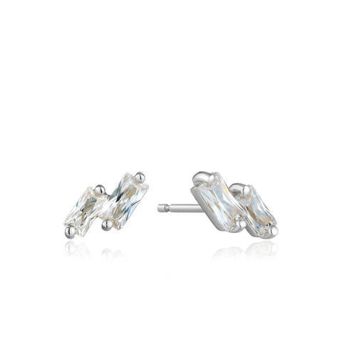 Oorbellen Ania Haie GLOW STUD EARRINGS SILVER