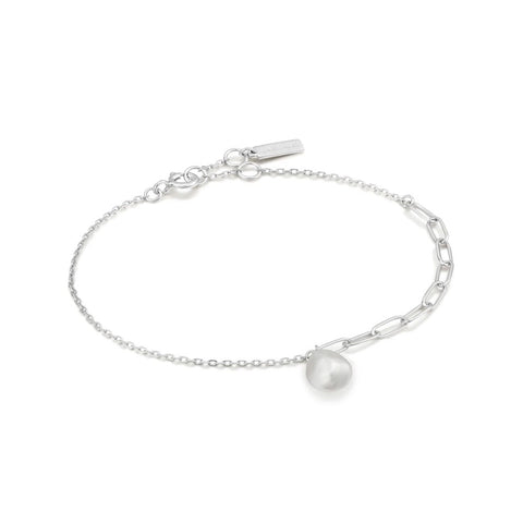 Armband Ania Haie Silver Pearl Chunky Bracelet