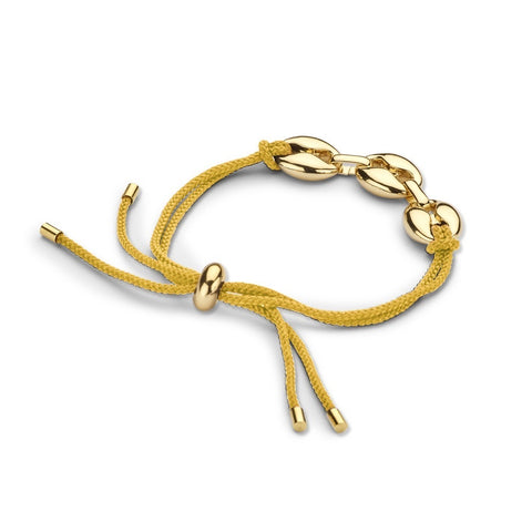 LES CORDES ARMBAND DALOM GEEL