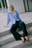 BYDANTA WIDE LEG PANTS 2 Woven Blue