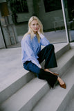 BYDANTA WIDE LEG PANTS 2 Woven Blue