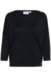 SAINT TROPEZ MILASZ R-NECK PULLOVER Night Sky