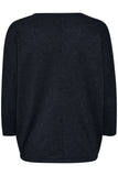 SAINT TROPEZ MILASZ R-NECK PULLOVER Night Sky