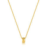 Ania Haie Halskettting Gold Smooth Twist Pendant Necklace