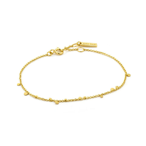 Armband Ania Haie Gold Geometry Mixed Discs Bracelet