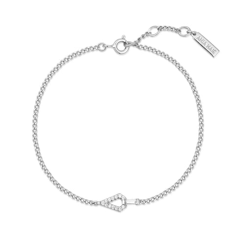 Armband Ania Haie Silver Geometric Cubic Zirconia Bracelet