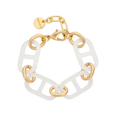 Les Cordes Armband Desro wit