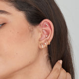 Ania Haie piercing GOLD Sparkle Crawler Barbell Single Earring