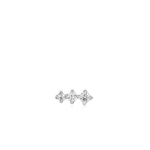 Ania Haie piercing Silver Sparkle Crawler Barbell Single Earring
