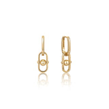 Ania Haie Oorbellen Gold Orb Link Drop Earrings