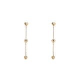 Day & Eye by Go Dutch Label Hearts on the chain Earring - 14K