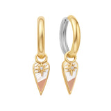 Ania Haie oorbellen Two Tone Hoop Earrings