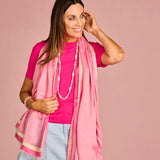 Scarves Les Cordes sjaal LCSCARVES175 SJAALS fuchsia