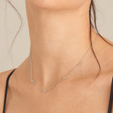 Halsketting Ania Haie Silver Smooth Twist Chain Necklace