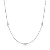 Halsketting Ania Haie Silver Smooth Twist Chain Necklace