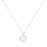 Halsketting Ania Haie Silver Disc Pendant Necklace