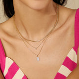 Halsketting Ania Haie Gold Pavé Pendant Necklace