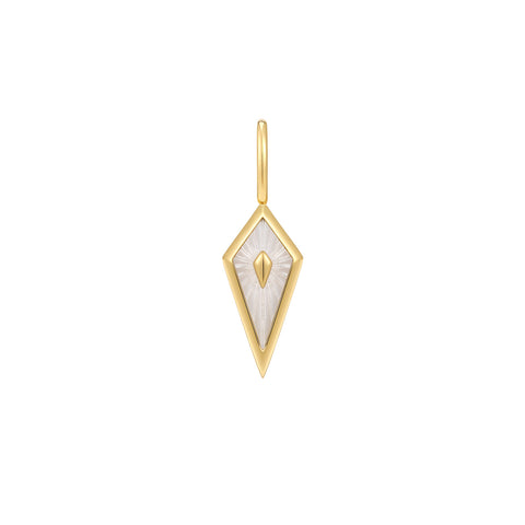 Ania Haie Zoom Gold Mother of Pearl Kite Charm