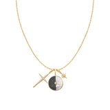 Ania Haie Gold Cross Charm Necklace