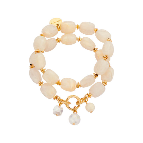 Les Cordes Armband PAN83 ECRU