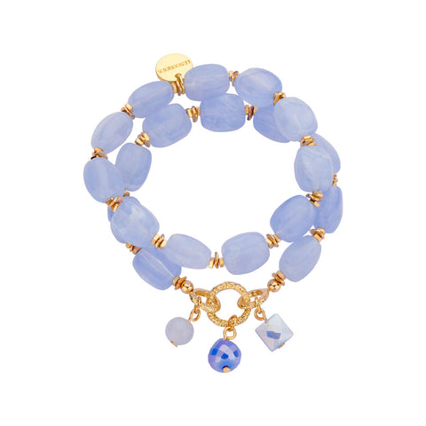 Les Cordes Armband PAN83 Lichtblauw