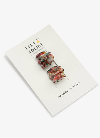 Anna small multicolor hair clip