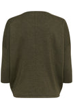 SAINT TROPEZ MILASZ R-NECK PULLOVER Army Green Melange