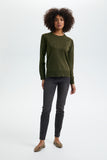 Saint Tropez MilaSZ Pullover Army Green melange