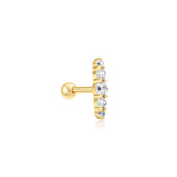 Ania Haie Gold Bar Barbell Single Earring