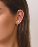 Ania Haie Gold Pear Barbell Single Earring