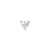 Ania Haie Silver Heart Barbell Single Earring
