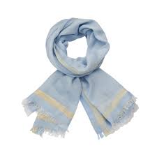 Scarves Les Cordes sjaal LCSCARVES175 SJAALS BLAUW