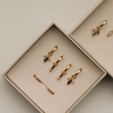 Hinged Hoops EMMY Chocolat