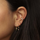 Hinged Hoops EMMY Chocolat