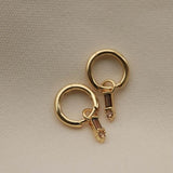 Hinged Hoops EMMY Chocolat