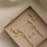 Hinged Hoops Zirconia LINA Chain