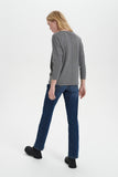 SAINT TROPEZ MILASZ R-NECK PULLOVER Mist Grey melange