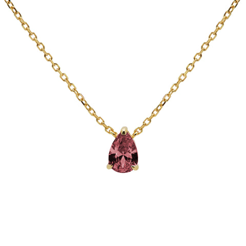 Necklace JULIA Wine Red