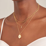 Halsketting Ania Haie Gold Snake Chain Necklace