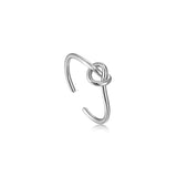 Ring Ania Haie Silver Knot Adjustable Ring